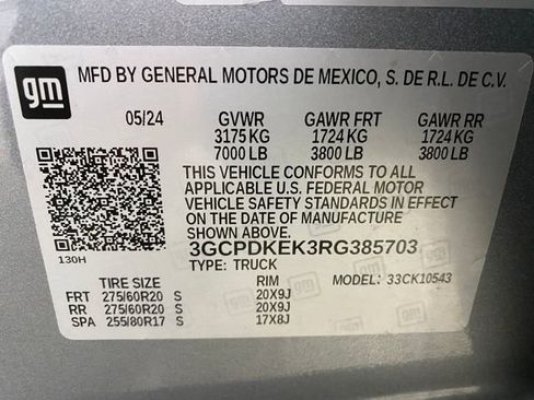 Certified 2024 Chevrolet Silverado 1500 LT AWD/4WD image 32