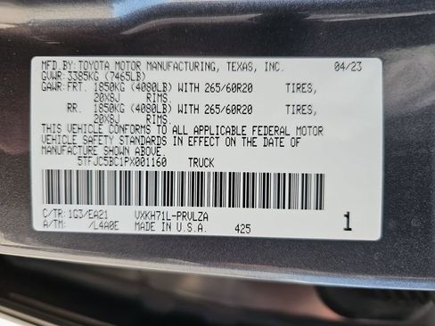 Used 2023 Toyota Tundra Limited RWD image 24