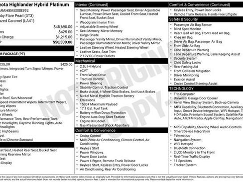 Used 2021 Toyota Highlander Platinum FWD image 6