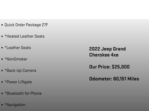 Used 2022 Jeep Grand Cherokee Limited 4xe image 6