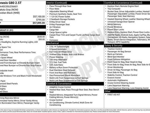 Used 2025 Genesis G80 2.5T image 5