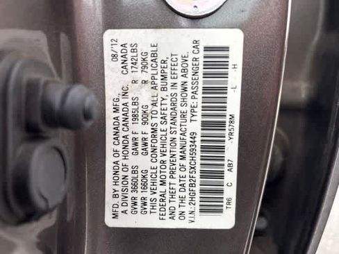 Used 2012 Honda Civic LX image 24