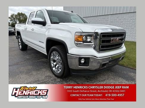 Used 2014 GMC Sierra 1500 SLT w/ Driver Alert Package AWD/4WD image 1