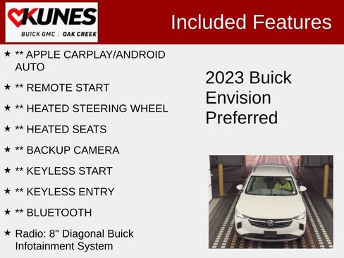 Used 2023 Buick Envision Preferred image 2
