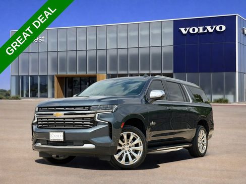 Used 2021 Chevrolet Suburban Premier w/ Texas Edition RWD image 1