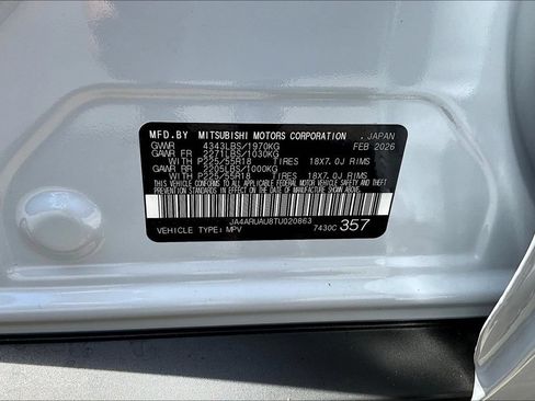 New 2026 Mitsubishi Outlander Sport ES AWD/4WD image 8