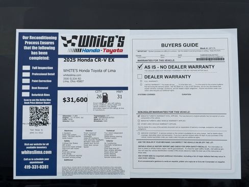 Used 2025 Honda CR-V EX image 34