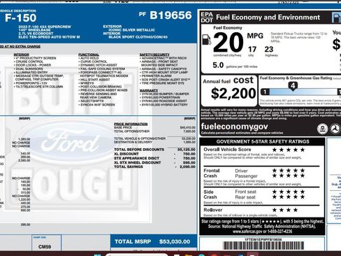Used 2023 Ford F150 XL w/ STX Appearance Package AWD/4WD image 4