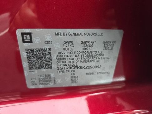 Used 2019 GMC Sierra 1500 Elevation w/ Elevation Value Package image 28