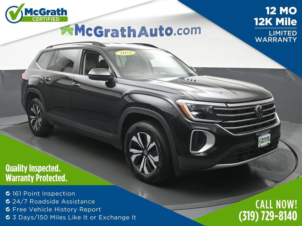Used 2025 Volkswagen Atlas SE AWD/4WD image 1