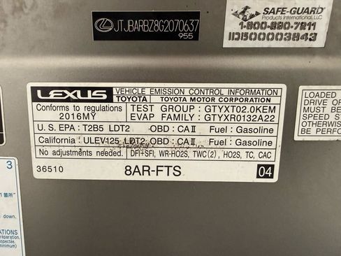 Used 2016 Lexus NX 200t F Sport image 32