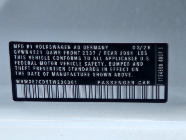 New 2026 Volkswagen GTI SE FWD image 22