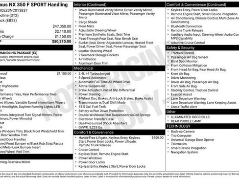 Used 2022 Lexus NX 350 F Sport image 7