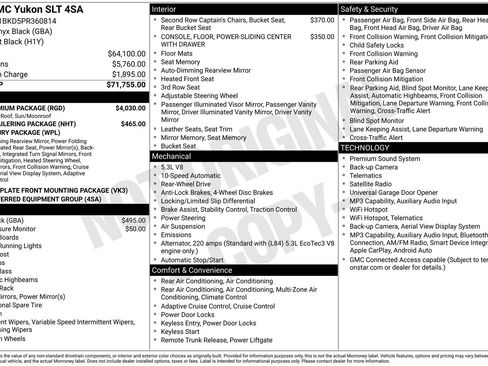 Used 2023 GMC Yukon SLT w/ SLT Premium Package RWD image 32