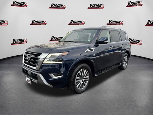 Used 2021 Nissan Armada SL w/ Captain's Chairs Package image 1