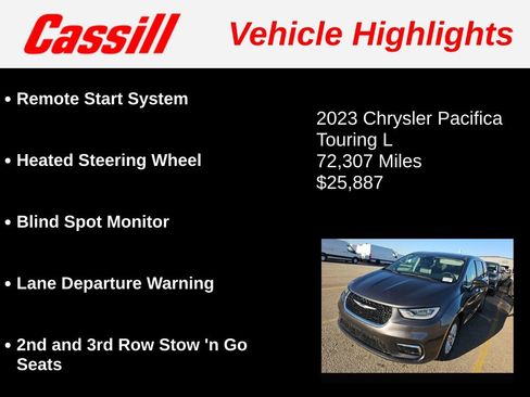 Used 2023 Chrysler Pacifica Touring-L image 3