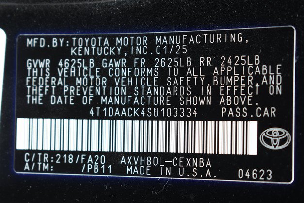 Certified 2025 Toyota Camry LE FWD image 33