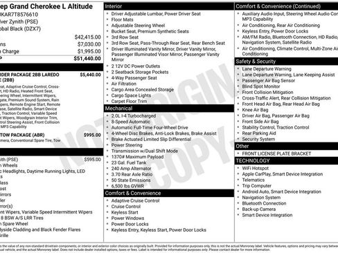 New 2026 Jeep Grand Cherokee L 4WD image 6