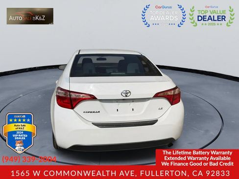Used 2017 Toyota Corolla LE w/ Carpet Mat Package (TMS) FWD image 6