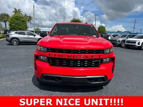 Used 2021 Chevrolet Silverado 1500 Custom w/ LPO, Dark Essentials Package RWD image 2