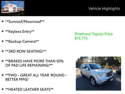 Used 2013 Honda Pilot EX-L image 13