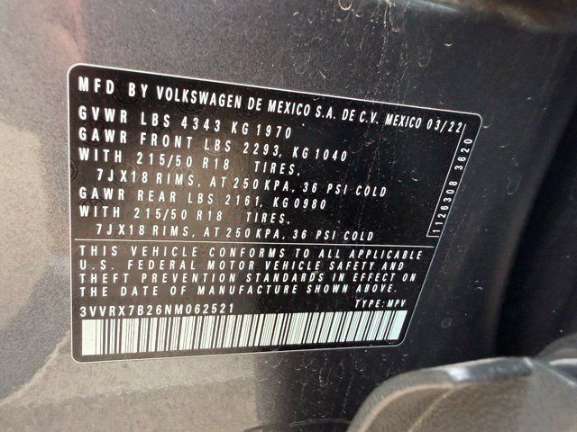 Used 2022 Volkswagen Taos SE FWD image 42