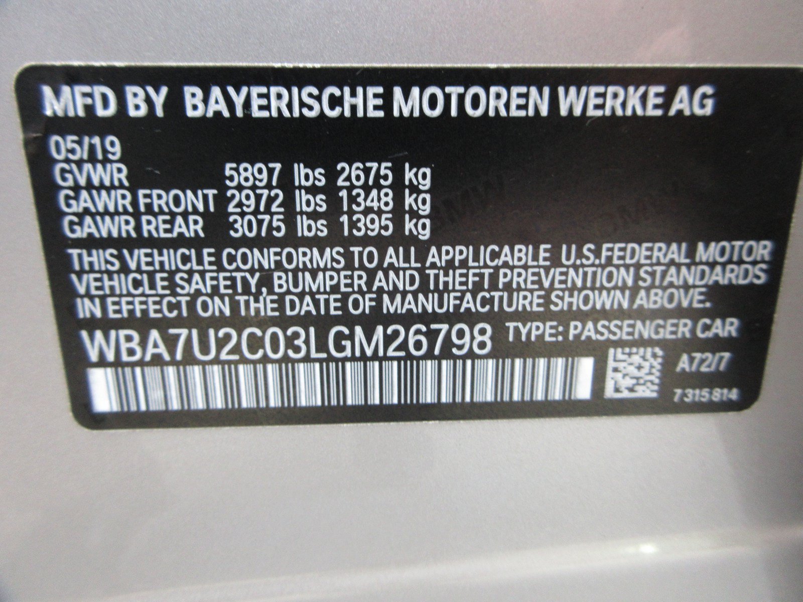 Used 2020 BMW 750i xDrive w/ Interior Design Package AWD/4WD image 58