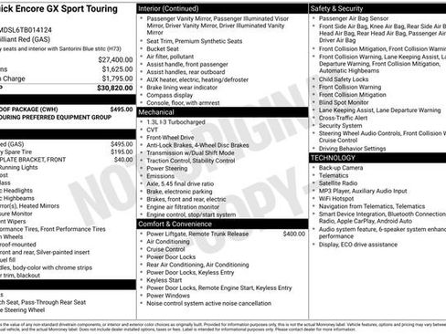 Used 2026 Buick Encore GX Sport Touring w/ Black Roof Package FWD image 26