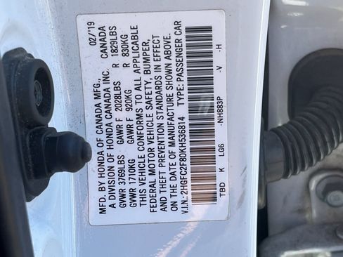 Used 2019 Honda Civic Sport image 10