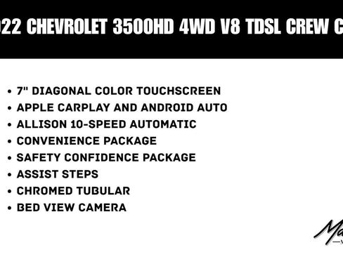 Used 2022 Chevrolet Silverado 3500 W/T w/ Gooseneck/5TH Wheel Package image 2