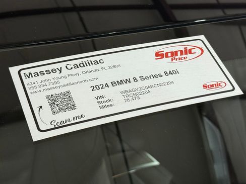 Used 2024 BMW 840i Gran Coupe w/ Driving Assistance Package image 58