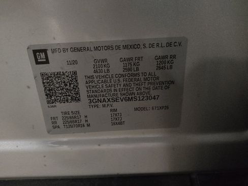 Used 2021 Chevrolet Equinox LS w/ LS Convenience Package AWD/4WD image 33