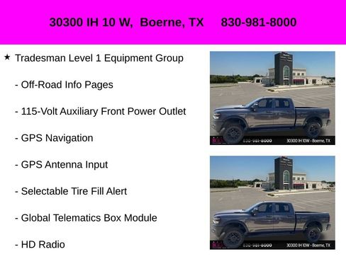 Used 2026 RAM 2500 Tradesman w/ Power Wagon Package AWD/4WD image 19