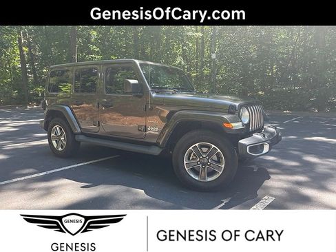 Used 2021 Jeep Wrangler Unlimited Sahara AWD/4WD image 1