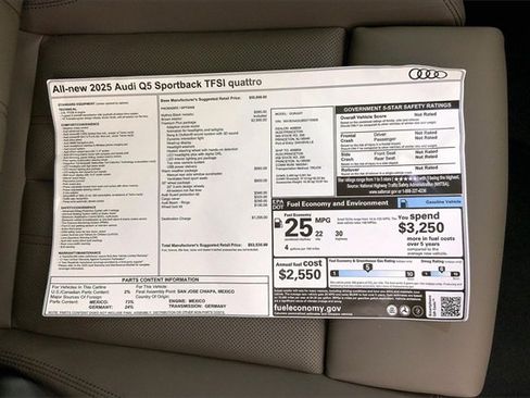 New 2025 Audi Q5 2.0T Premium Plus image 15