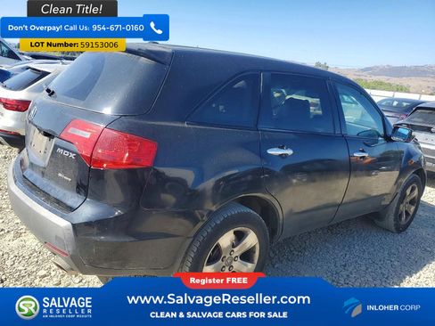Used 2009 Acura MDX w/ Sport & Entertainment Pkgs AWD/4WD image 4
