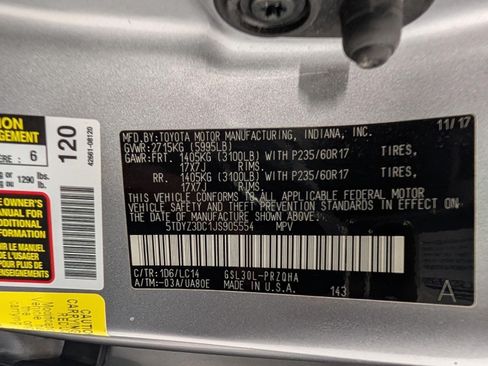 Used 2018 Toyota Sienna XLE w/ XLE Navigation Package FWD image 30