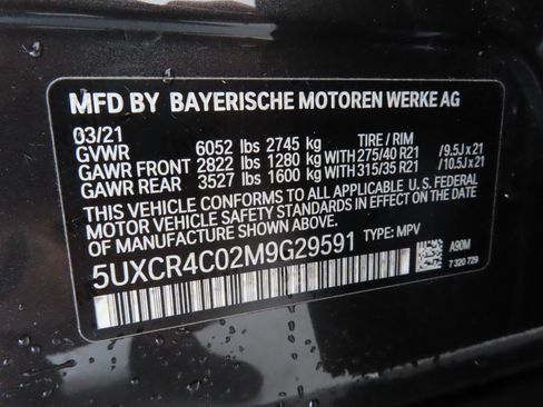 Used 2021 BMW X5 sDrive40i w/ Convenience Package RWD image 29