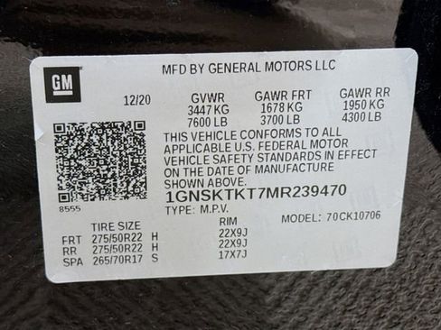 Used 2021 Chevrolet Tahoe High Country image 38