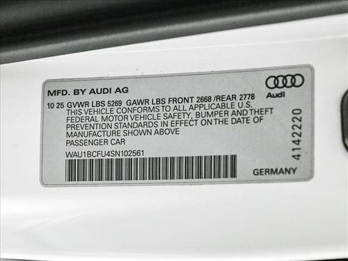 Certified 2025 Audi A5 2.0T Premium w/ Convenience Package AWD/4WD image 26