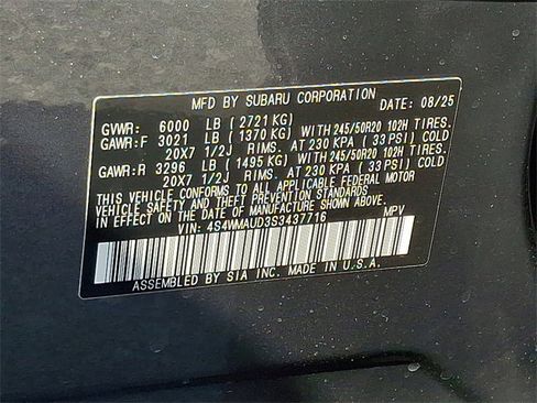 New 2025 Subaru Ascent Touring image 18