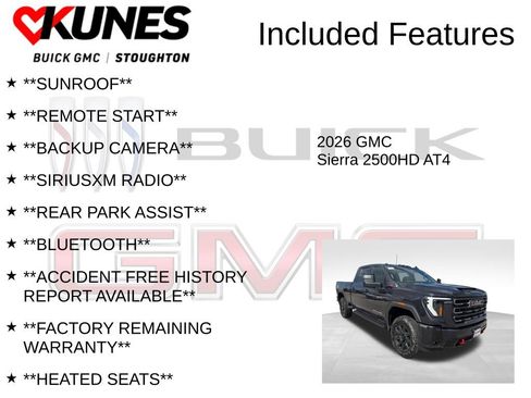 New 2026 GMC Sierra 2500 AT4 w/ AT4 Premium Plus Package AWD/4WD image 2