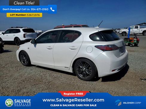Used 2012 Lexus CT 200h Premium w/ F Sport Special Edition FWD image 3