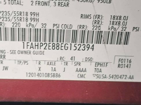 Used 2014 Ford Taurus SEL w/ Equipment Group 201A image 10