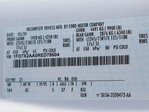 Used 2024 Ford F250 XL w/ XL Chrome Package RWD image 59