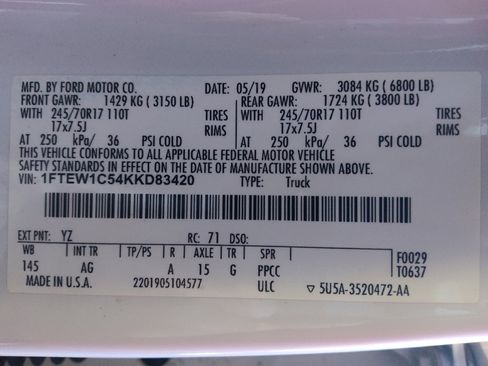 Used 2019 Ford F150 XL w/ Equipment Group 101A Mid image 33