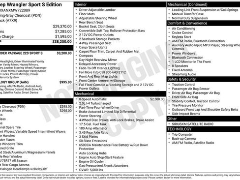 Certified 2021 Jeep Wrangler Sport S image 7