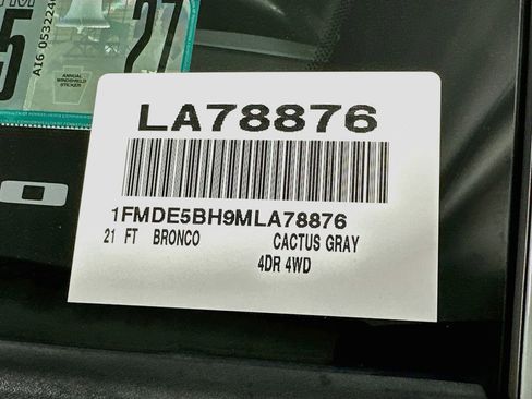 Certified 2021 Ford Bronco Big Bend AWD/4WD image 25