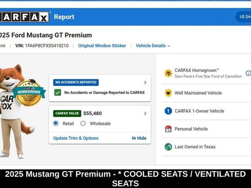 Used 2025 Ford Mustang GT Premium RWD image 9