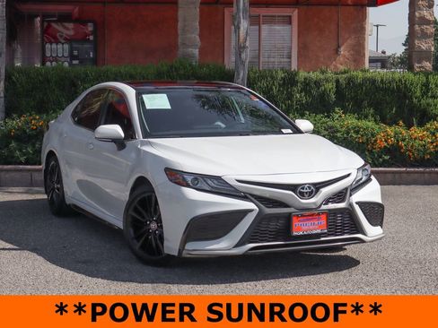 Used 2021 Toyota Camry XSE FWD image 2